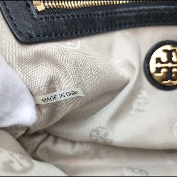 ♥️🥰100% Authentic Tory Burch Black Leather Crossbody Bag - Picture 11 of 14